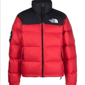 The North Face 92 Retro Anniversary Nuptse jacket Red